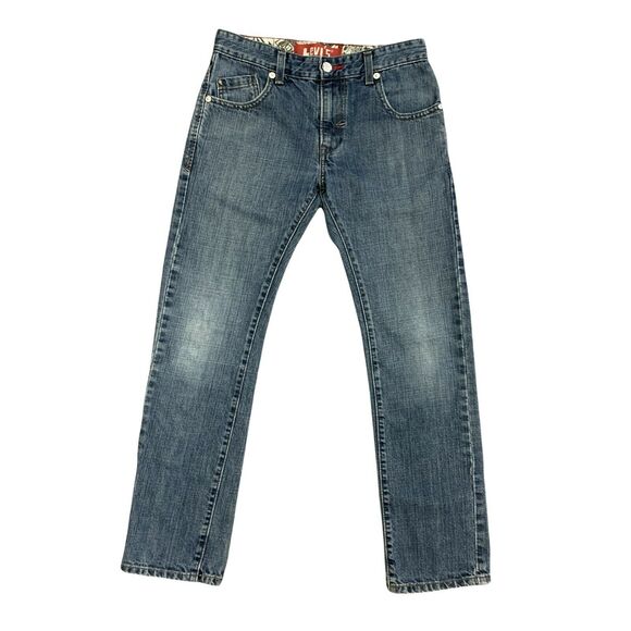 Levi's 511 Skinny Jeans Big Boys Size 14 (27 x 27) Blue Straight 100% Cotton - Picture 1 of 8